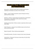 Anth 4340&colon; Magic&comma; Witchcraft and Religion Exam 2024