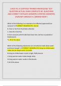 CHICK-FIL-A CERTIFIED TRAINER KNOWLEDGE TEST QUESTION ACTUAL EXAM COMPLETE 80  QUESTIONS AND CORRECT DETAILED ANSWERS &lpar;VERIFIED ANSWERS&rpar; &vert;ALREADY GRADED A&plus;&vert;&vert;BRAND NEW&excl;&excl;&period;