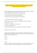 PHYSICAL CHEMISTRY EXAM REVISION QUESTIONS 2024&sol;2025&period; THE LATEST REVISION QUESTIONS AND CORRECT ANSWERS IN 2024&sol;2025&period; &lpar;ALREADY GRADED A&plus;&rpar; &lpar;LATEST 2024 UPDATE&rpar;