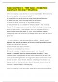 RICCI CHAPTER 10 - TEST BANK - 4TH EDITION QUESTIONS AND RIGHT ANSWERS &period;