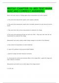 MGT521 CHAPTER 10- 4ED TEST BANK QUIZ AND CORRECT ANSWERS &period;