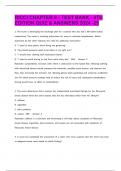 Ricci Chapter 6 - Test Bank - 4th Edition quiz & answers 2024 -25