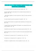 CIS 22C CH 4 TEST BANK QUESTIONS AND VERIFIED ANSWERS&period;