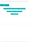 TEST BANK FOR UNDERSTANDING MEDICAL-SURGICAL NURSING 6TH EDITION BY WILLIAMS