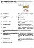 queens bio 103 review 2023 ACTUAL QUESTIONS AND CORRECT ANSWERS 100&percnt; GRADE A&plus;