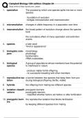 Campbell Biology 12th edition - Chapter 24 ACTUAL QUESTIONS AND CORRECT ANSWERS 100&percnt; GRADE A&plus;