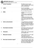 UMD BSCI 330 exam 2 &lpar;Latest &rpar; New Full Exam Questions and Answers 100&percnt; Correct