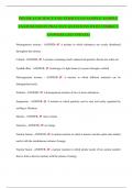PHYSICAL SCIENCE END TERM EXAM SAMPLE&period; SAMPLE EXAM REVISION PRACTICE QUESTIONS WITH CORRECT ANSWERS &lpar;2024 UPDATE&rpar;