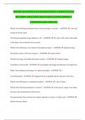 PHYSICAL SCIENCE EXAM QUESTION&period; SAMPLE EXAM REVISION PRACTICE QUESTIONS WITH CORRECT ANSWERS &lpar;2024 UPDATE&rpar;