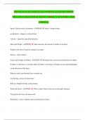 PHYSICS GCSE END EXAM&period; SAMPLE EXAM REVISION PRACTICE QUESTIONS WITH CORRECT ANSWERS &lpar;2024 UPDATE&rpar;