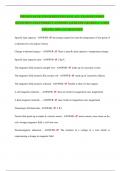HYSICS GCSE END SEMESTER EXAM&period; ALL EXAM REVISION QUESTIONS AND CORRECT ANSWERS &lpar;ALREADY GRADED A&plus;&rpar; &lpar;2024 UPDATE&rpar; 100&percnt; GUARANTEED