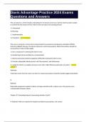 Davis Advantage Practice 2024 Exams Questions and Answers&period;