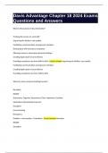 Davis Advantage Chapter 18 2024 Exams Questions and Answers&period;