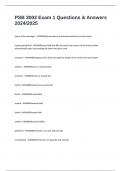 PSB 3002 Exam 1 Questions & Answers 2024&sol;2025