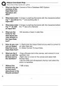 Alteryx Core Exam Prep Exam Questions and Answers 100&percnt; Correct with complete solution