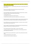 PLTW - Medical Interventions Final Exam Study Guide WITH COMPLETE QUESTIONS AND ANSWERS
