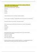 NOCTI Pre Engineering Exam study guide COMPLETE QUESTIONS AND ANSWERS 2024