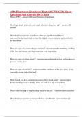 AHA Heartsaver Questions &lpar;First aid&sol;CPR&sol;AED&rpar;&period; Exam Questions And Answers 100&percnt; Pass&period;
