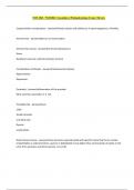 NUR 2502 &sol; NUR2502 Final Exam &lpar;Latest 2023 &sol; 2024&rpar;&colon; Multidimensional Care III &sol; MDC 3 -