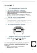 Didactiek 1 samenvatting AO kleuteronderwijs