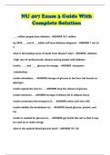 NU 407 BUNDLED EXAMS WITH SOLUTION