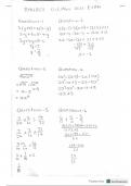 Exam practice for BNU1501 