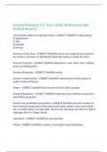  General Chemistry 111&colon; Test 1 Exam 54 Questions with Verified Answers&comma;100&percnt; CORRECT