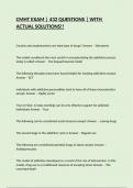 CMHT EXAM &vert; 432 QUESTIONS &vert; WITH ACTUAL SOLUTIONS&excl;&excl;