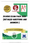 DVA1501 EXAM PACK 2025  &lbrace;DETAILED QUESTIONS AND ANSWERS &rcub;