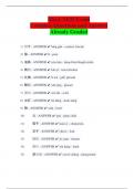 Mock 24&sol;25 Exam Complete Questions and Answers Already Graded