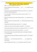 CNA Kansas State Test Questions & Correct Answers &vert; 100&percnt; Passed &vert; Latest Update 2024&sol;2025