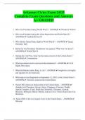 Arkansas Civics Exam 24&sol;25 Complete Exam Questions and Answers A&plus; GRADED