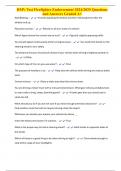 DMV Test Firefighter Endorsement 2024&sol;2025 Questions and Answers Graded A&plus;