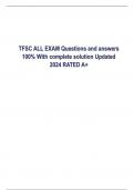 Exam &lpar;elaborations&rpar; TFSC