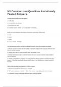  NV Common Law Questions And Already Passed Answers&period;