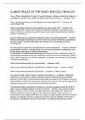ILLINOIS RULES OF THE ROAD NON-CDL VEHICLES