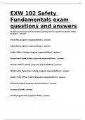 EXW 102 Safety Fundamentals exam questions and answers&period;
