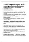 EXW 106 expeditionary tactics exam questions and answers&period;
