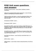 EXW Unit exam questions and answers&period;