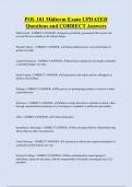 POL 101 Midterm Exam UPDATED  Questions and CORRECT Answers