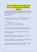 POL 101  Bundled Exam Questions and CORRECT Answers