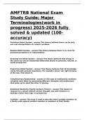 AMFTRB National Exam Study Guide&semi; Major Terminologies&lpar;work in progress&rpar; 2025-2026