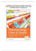 Test Bank – Pharmacology Clear and Simple (4th Edition) by Cynthia J. Watkins || Chapters 1–21 || Updated 2024–2025