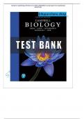 Test Bank for Campbell Biology 12th Edition &lpar;Pearson&comma; 2021&rpar; by Lisa A&period; Urry&comma; ISBN No&semi; 9780135188743&comma; Covering Chapters 1-56&comma; Includes Rationales &lpar;NEWEST 2025 WATERMARKED&rpar;