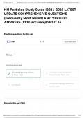 NH Pesticide Study Guide &vert;2024-2025 LATEST UPDATE COMPREHENSIVE QUESTIONS &lpar;Frequently Most Tested&rpar; AND VERIFEID ANSWERS &lpar;100&percnt; accurate&rpar;&vert;GET IT A&plus;