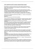  CFA CERTIFICATE IN ESG INVESTING EXAM