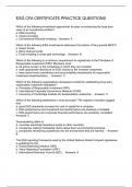 ESG CFA CERTIFICATE PRACTICE QUESTIONS