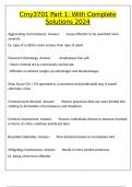 Cmy3701 Part 1 With Complete Solutions 2024