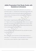 &lpar;ASA&rpar; Powerplant Oral Study Guide with  Questions & Answers