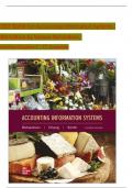 TEST BANK For Accounting Information Systems 4th Edition by Vernon Richardson&comma; Verified Chapters 1 - 17&comma; Complete Newest Version